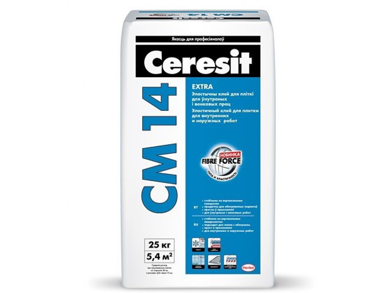 Клей для плитки Ceresit СМ-14 (Церезит СМ-14) 25 кг