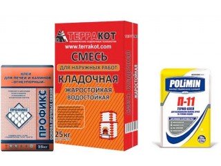 Клей для камінів і печей