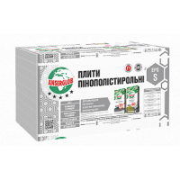 Пенопласт М-25 Anserglob EPS-30 1х1м 9 кг/м3 (100 мм)