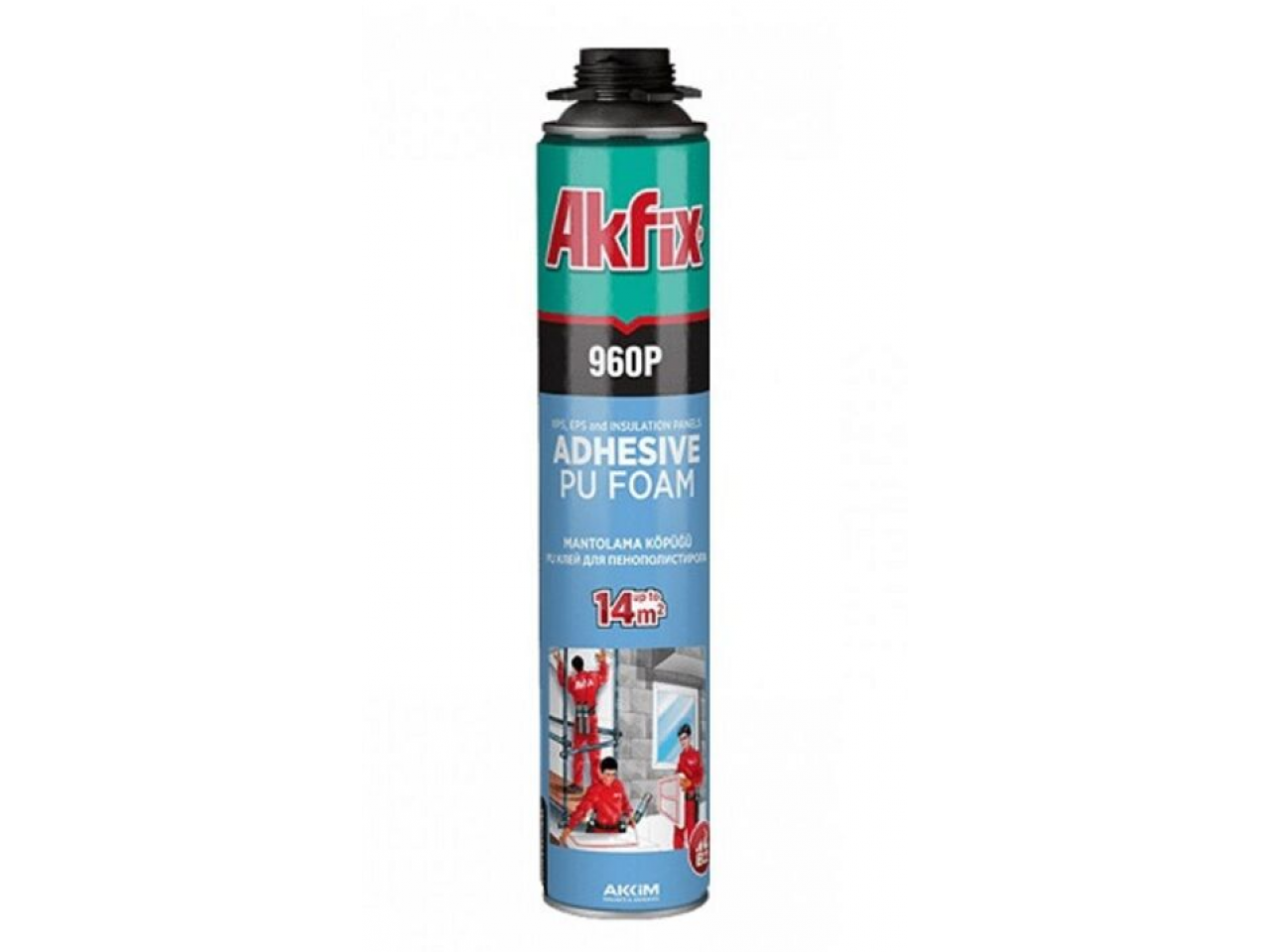 Піна-клей Akfix PRO 960 Mantolama професійна (900 мл)