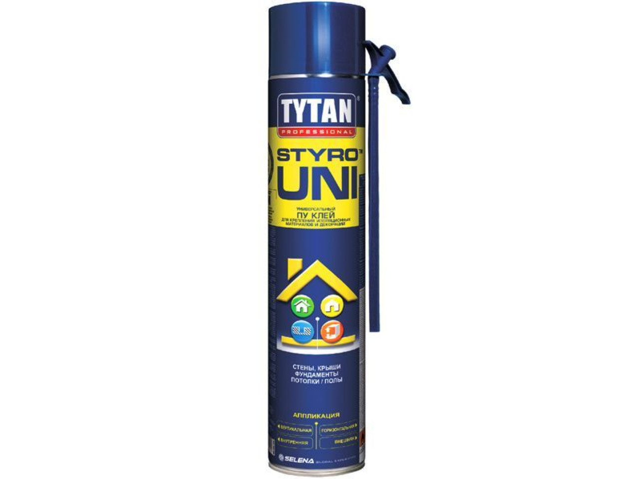 Піна-клей ручна Tytan О2 STYRO Uni (Титан) (750мл)