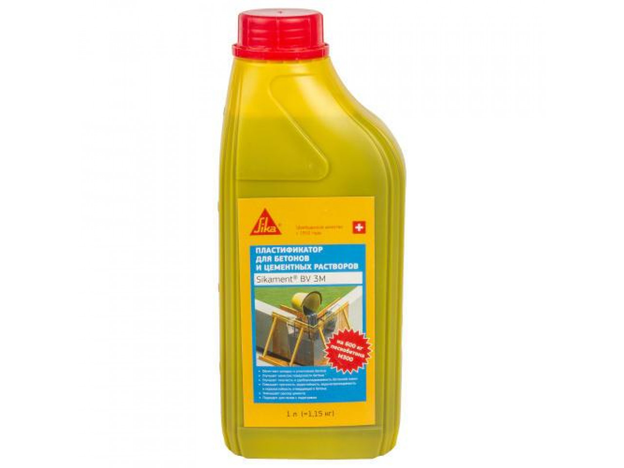 Добавка к бетону Sika (Сика) Sikament Bv 3M (1л)