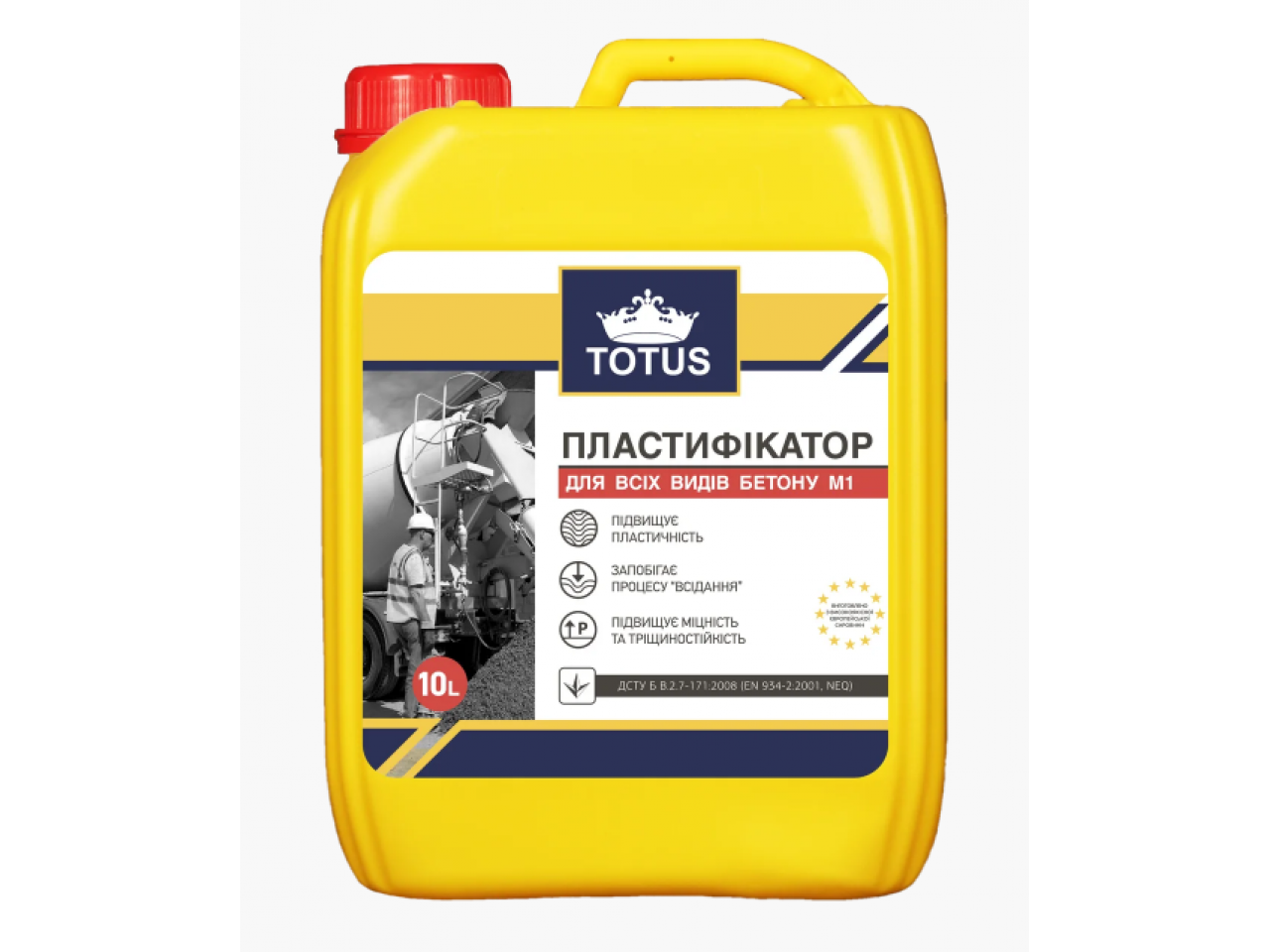Пластификатор TOTUS FM1 (Тотус) противоморозный (10л)