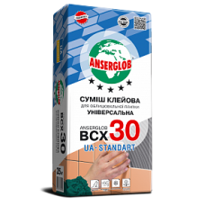 Клей для плитки Ансерглоб ВСХ-30 (Anserglob ВСХ-30) 25 кг