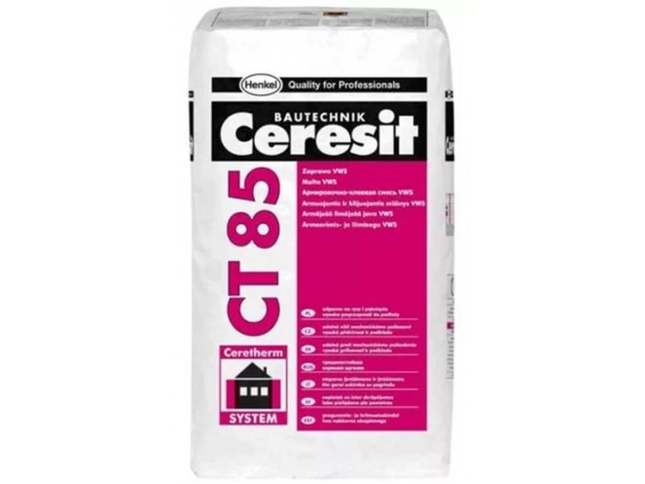 Клейова суміш для приклеювання ППС Церезіт СТ 85 (Ceresit CT 85) 25 кг (армування)