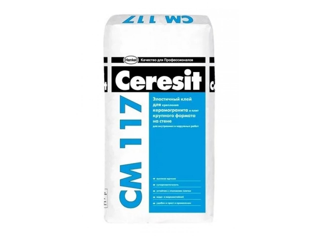 Клей для керамограніту і натурального каменю Церезіт СМ 117 (Ceresit CM 117) 25 кг