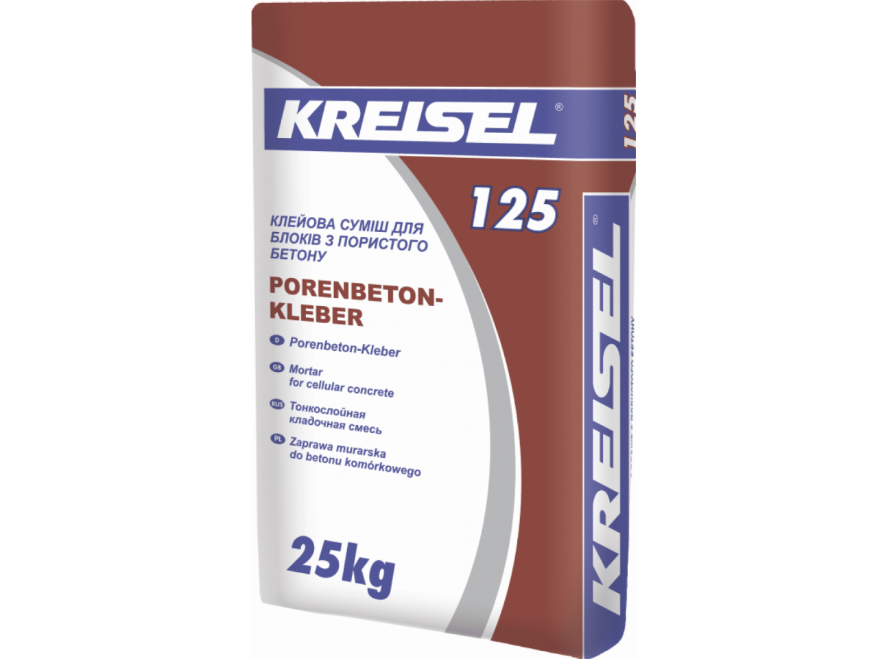Клей для газобетонних блоків Крайзель 125 (Kreisel 125) (25 кг)