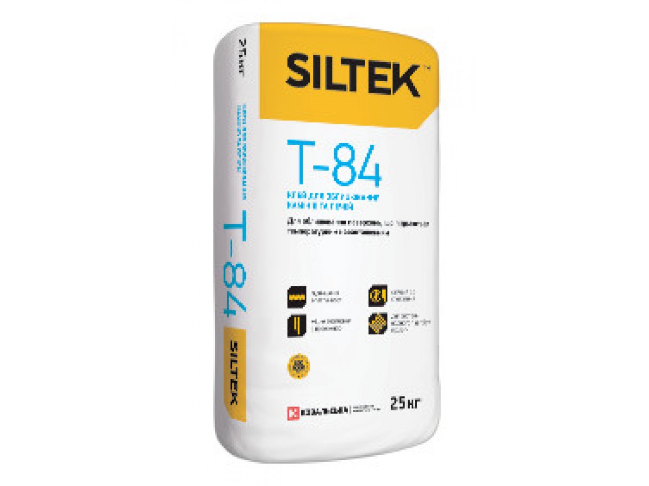 Клей для камінів і печей Siltek T-84 25 кг