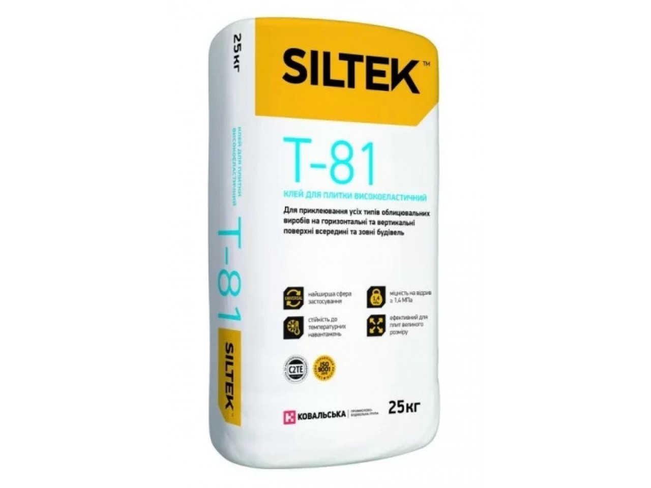 Клей для каменю Siltek T-81 25 кг