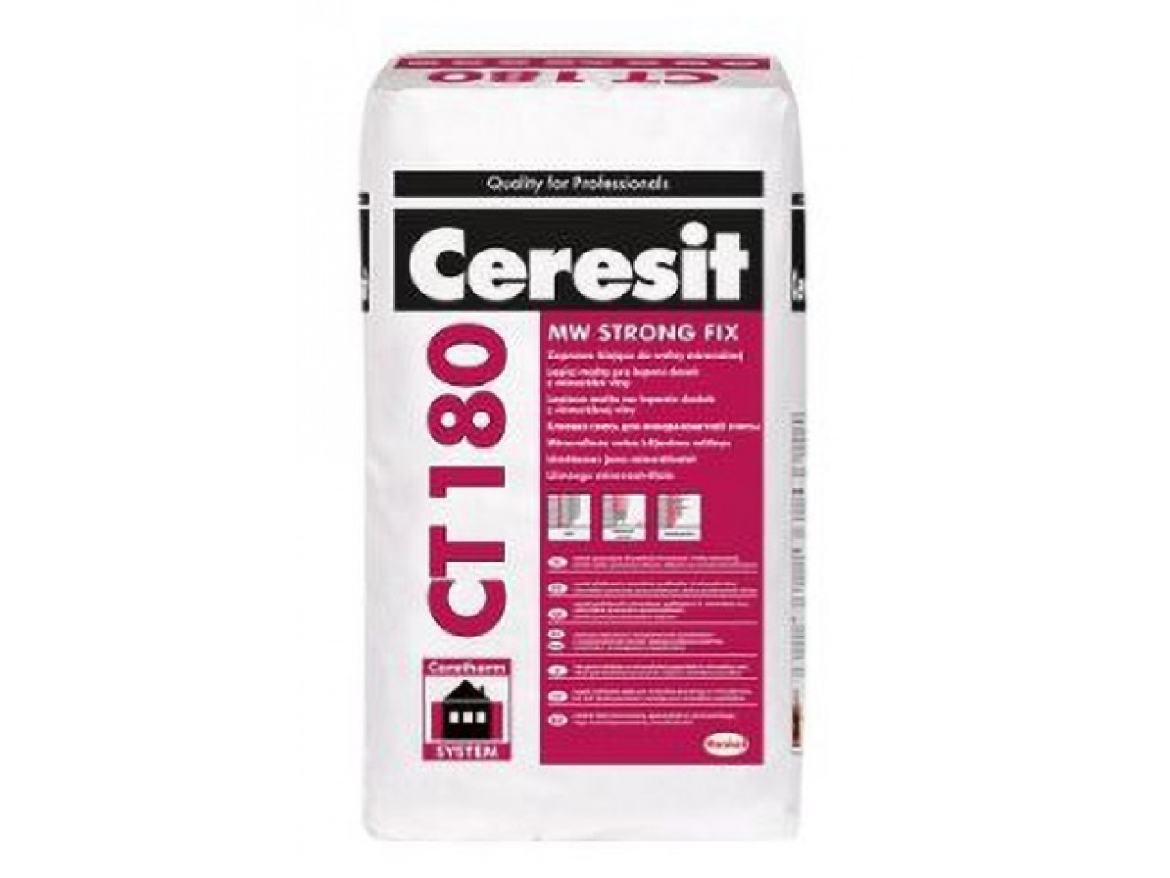 Клей для мінеральної вати Ceresit CT-180 (Церезіт ЦТ-180) 25 кг (приклеювання)