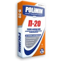 Клеящая смесь Polimin Тепло-фасад П-20 ( Polimin P-20) 25 кг (армирование)