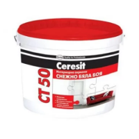 Фарба інтер'єрна акрилова CERESIT CT-50 (Церезіт СТ-50) Біла (14кг/10л)