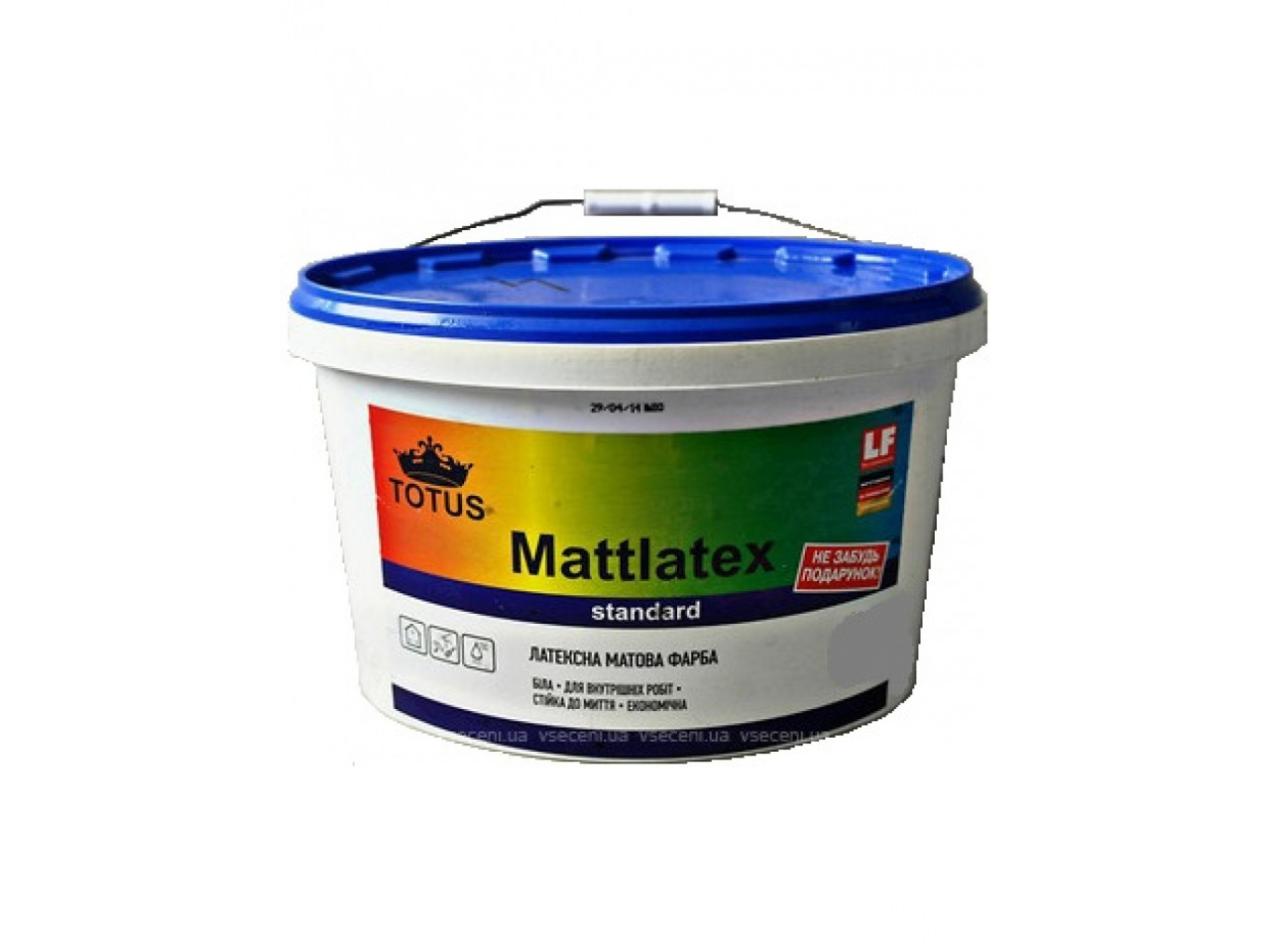 Краска латексная матовая TOTUS MATTLATEX (Тотус) 7кг