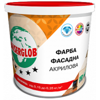 Краска фасадная акриловая Anserglob Фасад База Т (14 кг/10 л)