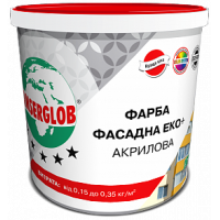 Фарба фасадна Anserglob Фасад Еко+ акрилова (7 кг/5 л)