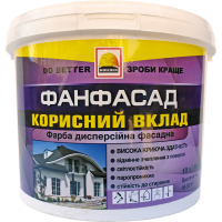 Краска фасадная дисперсионная Builder Фанфасад (4,2 кг/3 л)