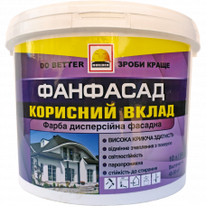 Краска фасадная дисперсионная Builder Фанфасад (1,4 кг/1 л)