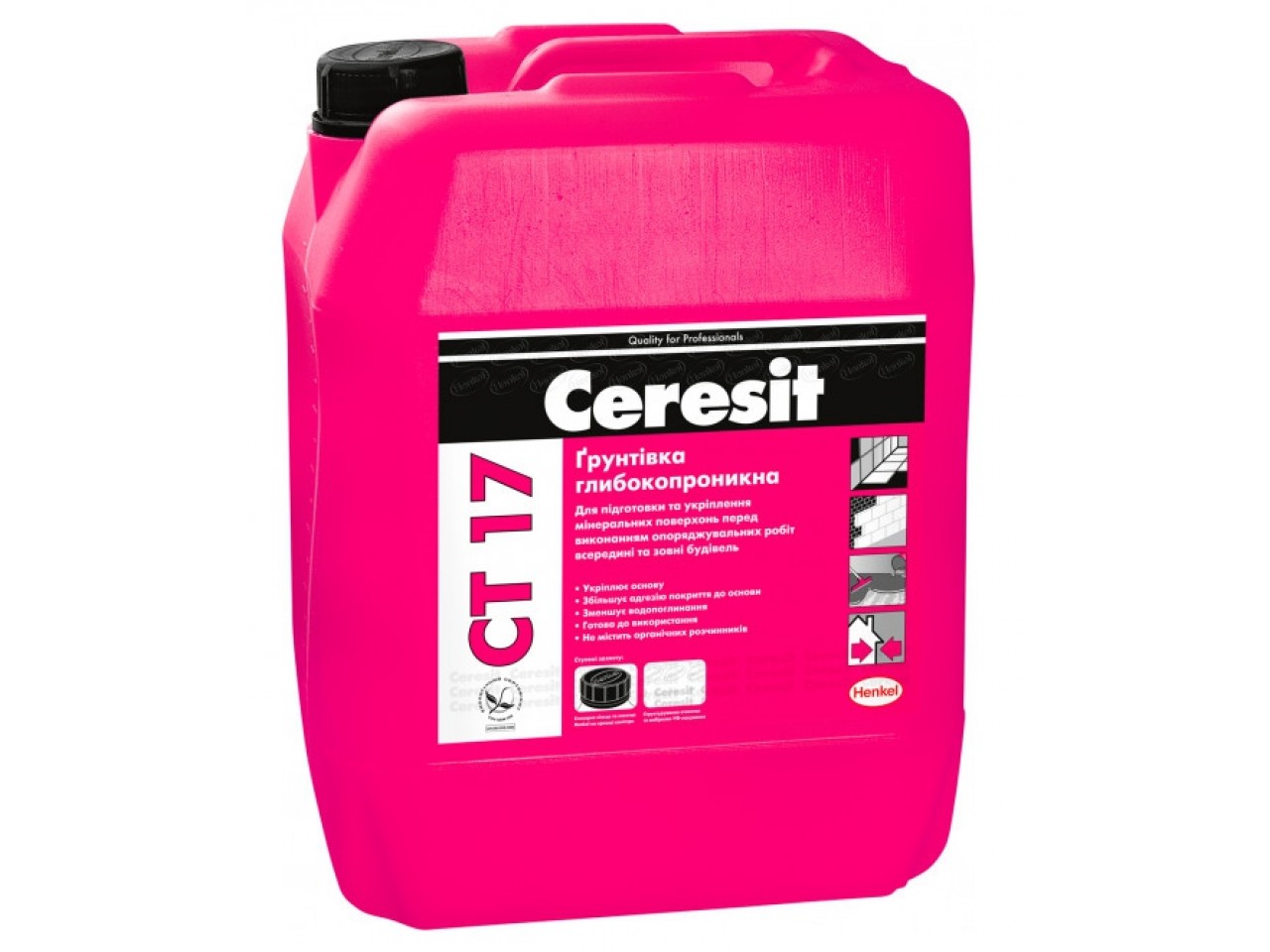 Грунтовка Церезіт СТ 17 (Ceresit CT 17) 5 л (глибокого проникнення)
