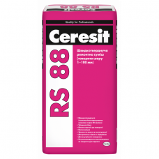 Быстротвердеющая ремонтная смесь Ceresit Thomsit RS-88 (Церезит RS-88) 1-100 мм 25 кг Быстротвердеющая ремонтная смесь Ceresit Thomsit RS-88 (Церезит RS-88) 1-100 мм 25 кг