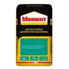 Штукатурка цементна Момент 25 кг Штукатурка цементна Момент 25 кг
