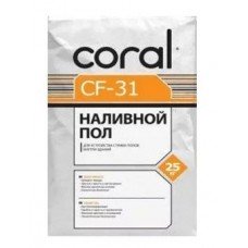 Стяжка для пола Корал ЦФ 31 (Сoral CF 31) 20-80 мм 25 кг