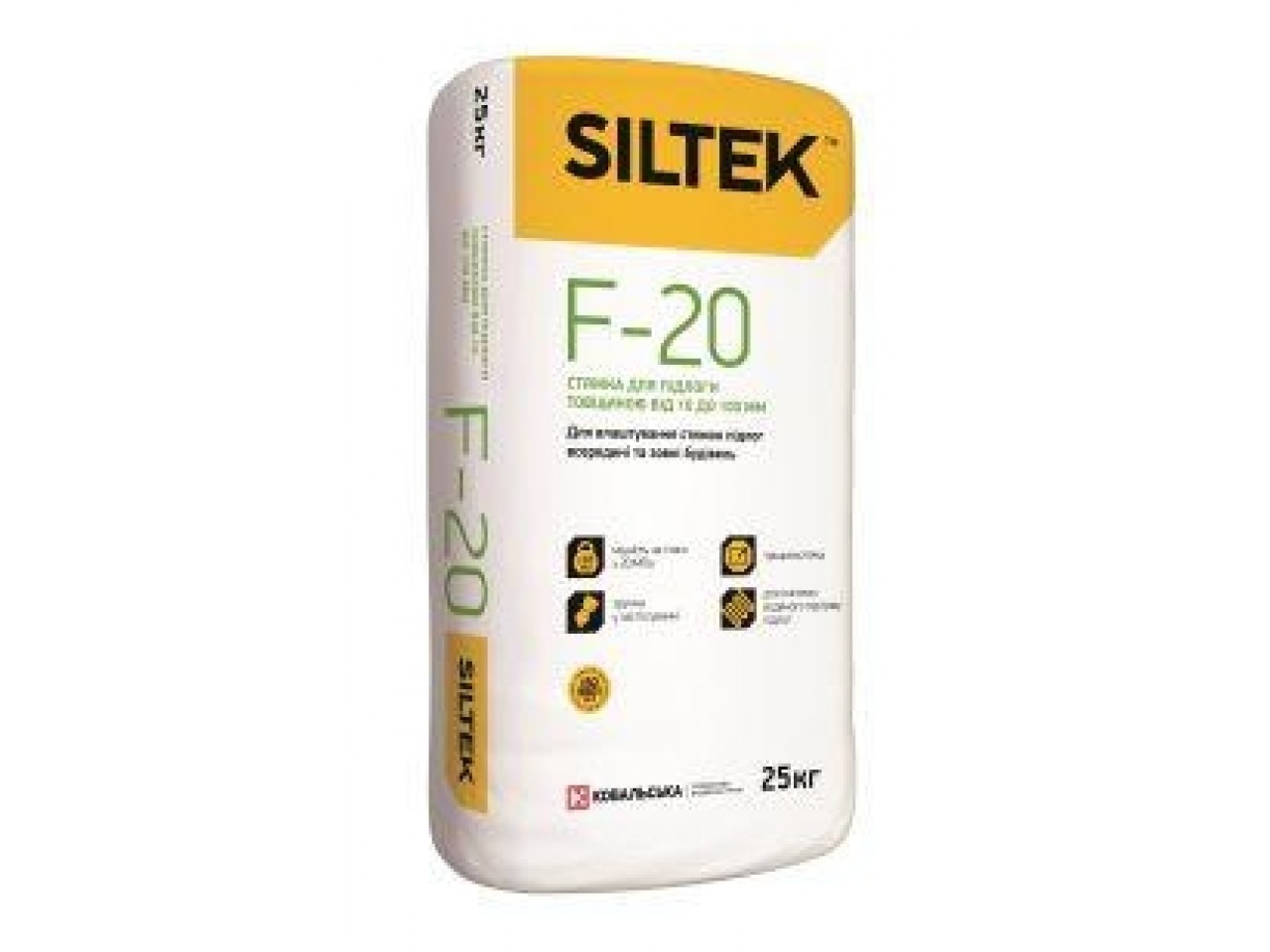 Стяжка для пола Siltek F-20 10-100 мм 25 кг