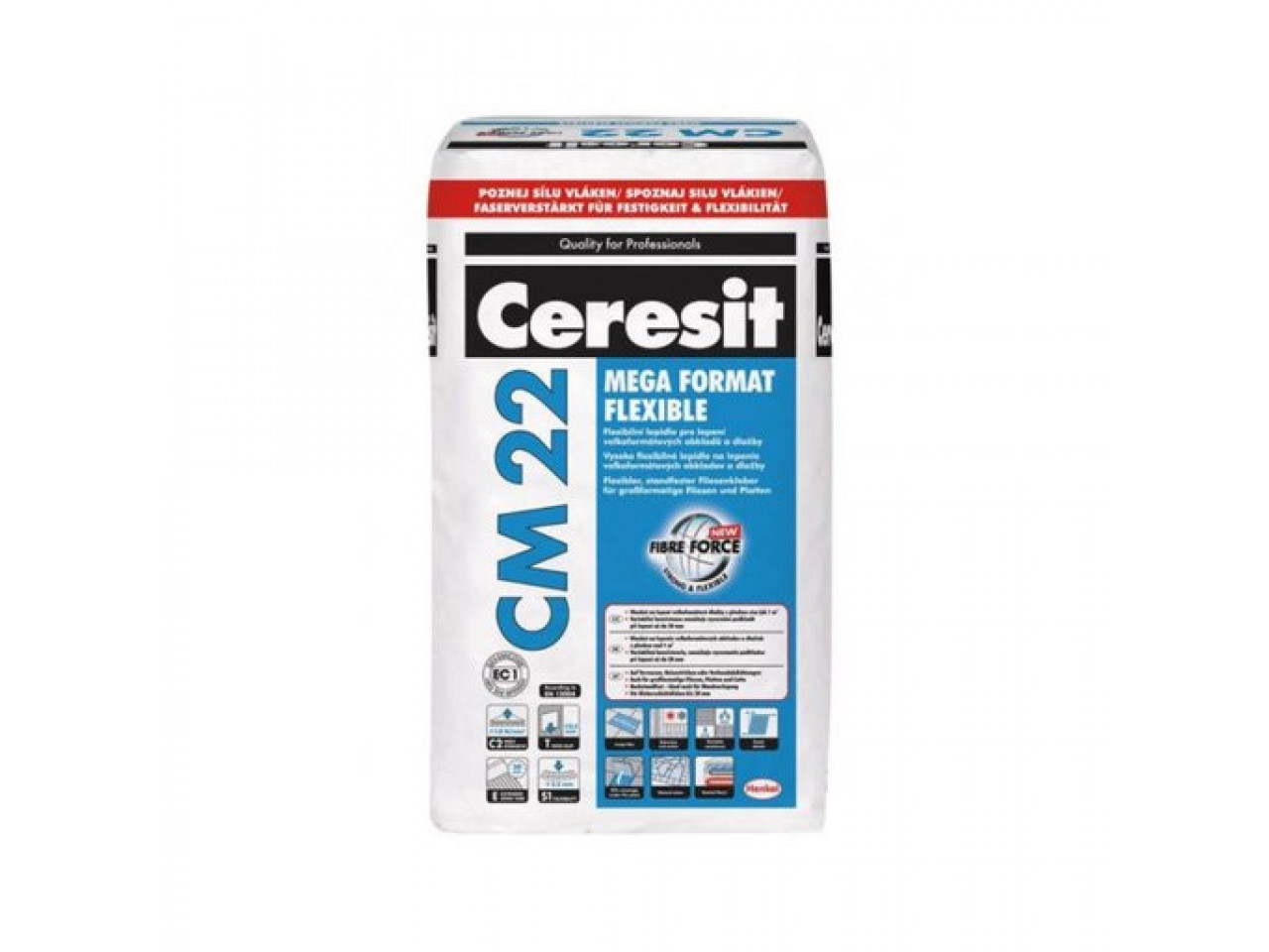 Клей для великоформатної плитки високоеластичний CERESIT CM-22 25 кг