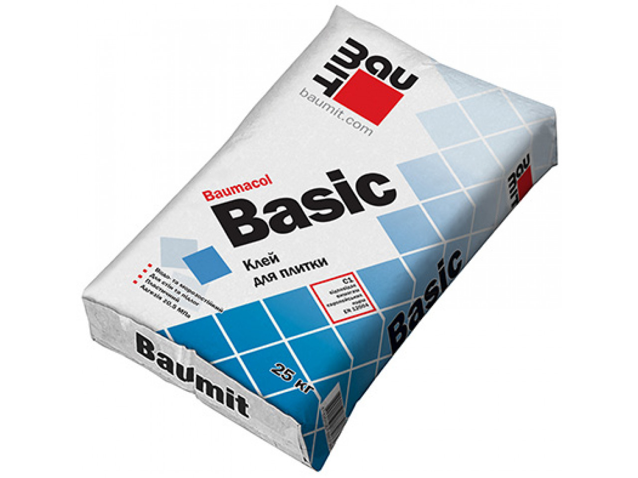 Клей для плитки Baumit Basic 25 кг
