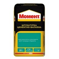 Штукатурка цементная Момент 25 кг
